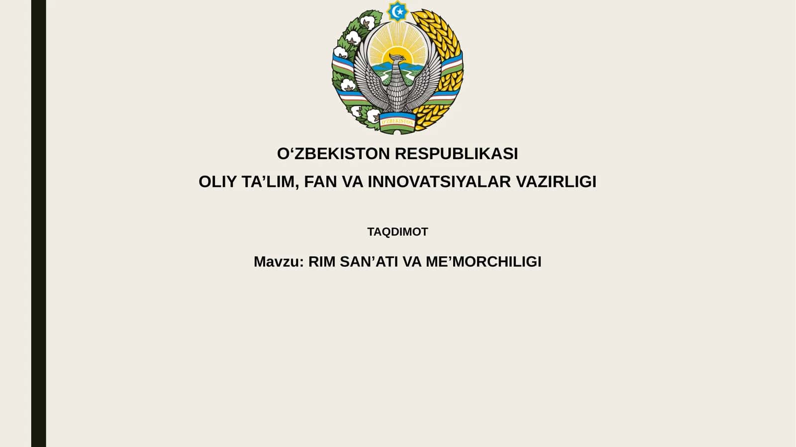 Rim San'ati va Me'morchiligi 1