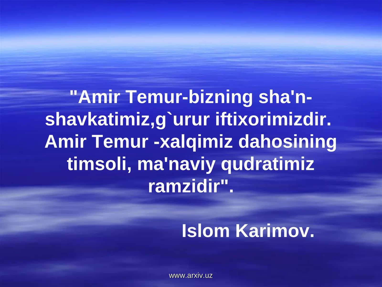 Amir Temur 1