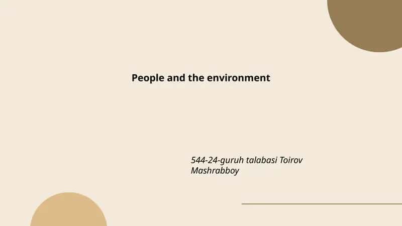 Climate Change and Its Impact on Human Societies