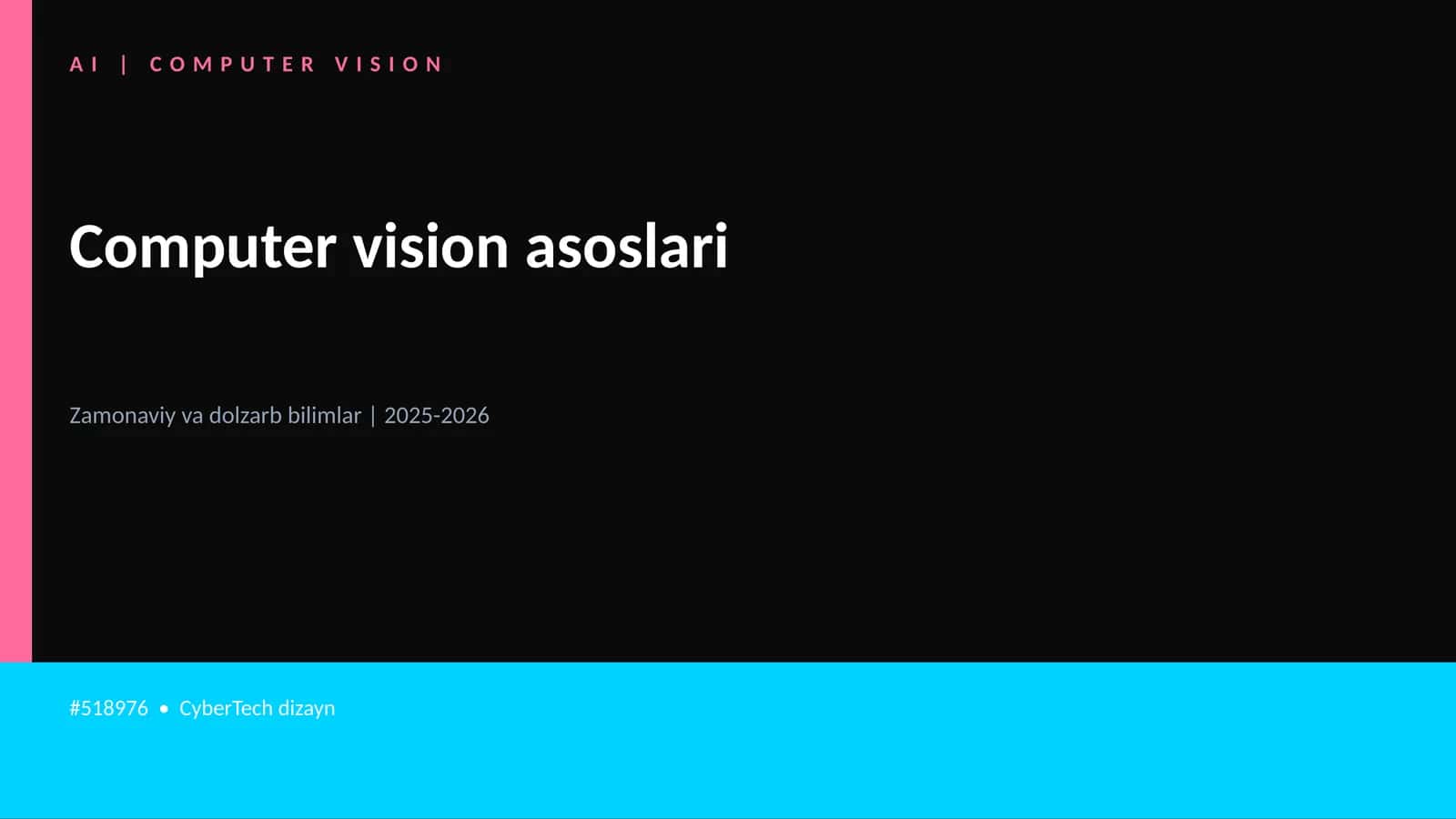 Computer vision asoslari 1