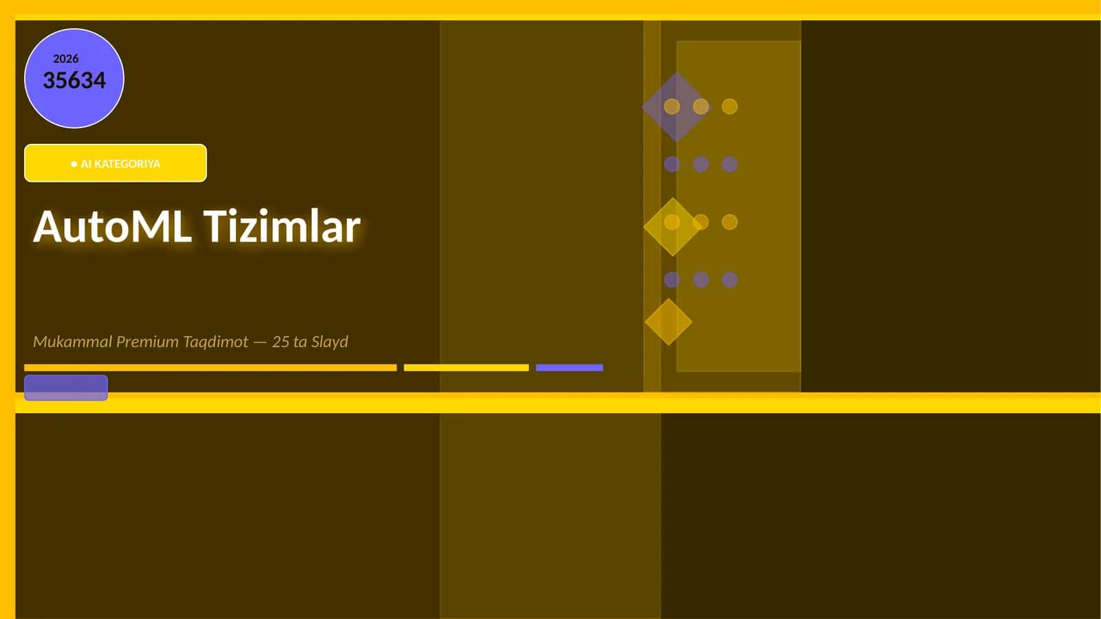 AutoML Tizimlar 1