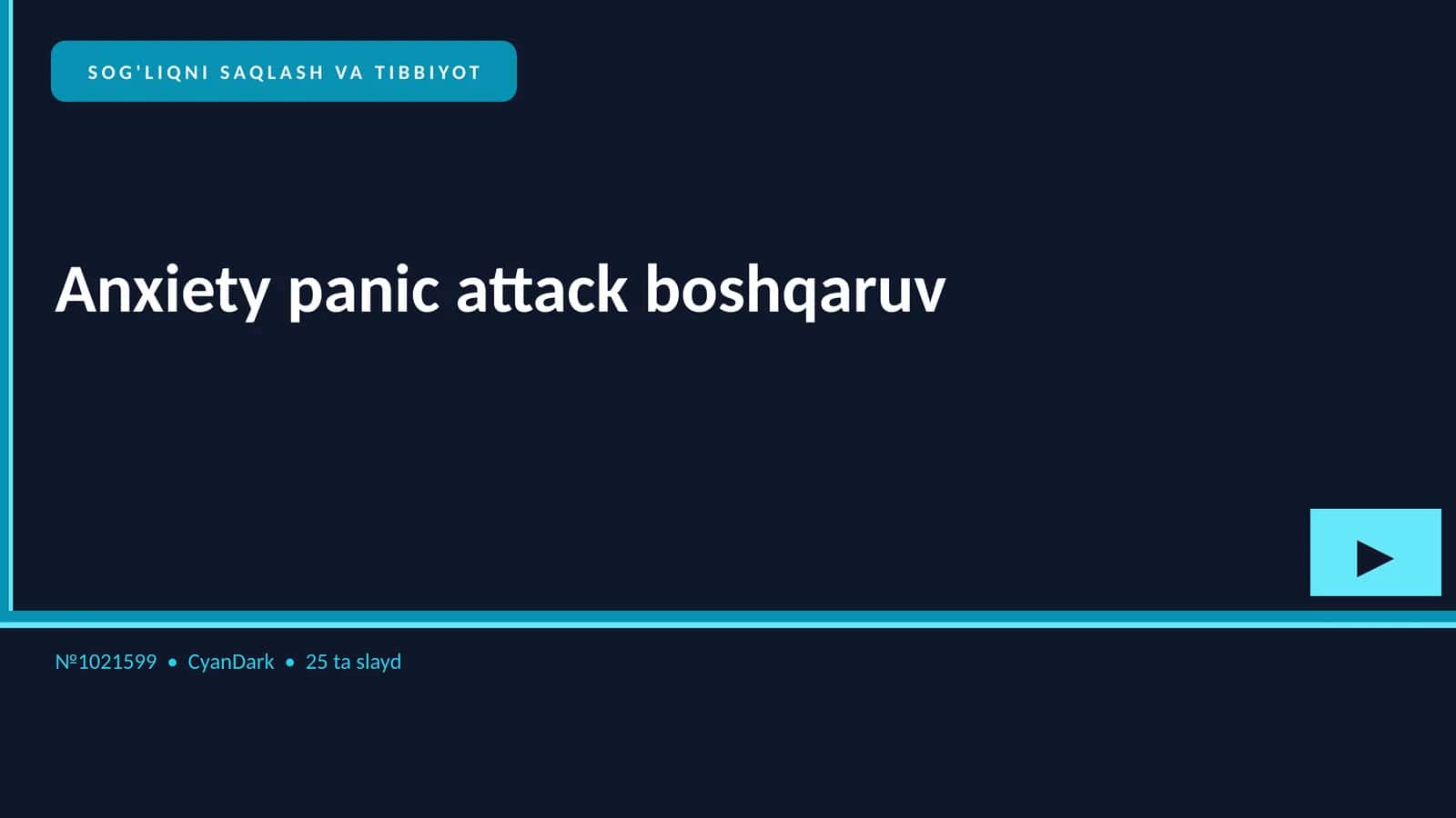 Anxiety panic attack boshqaruv 1