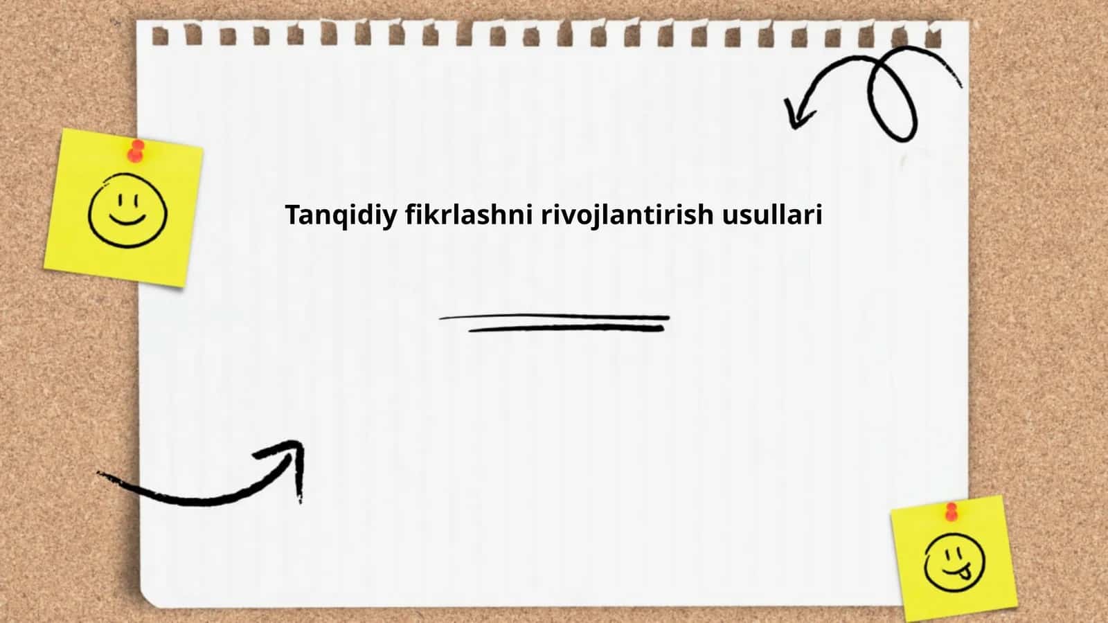 Tanqidiy fikrlashni rivojlantirish usullari 1