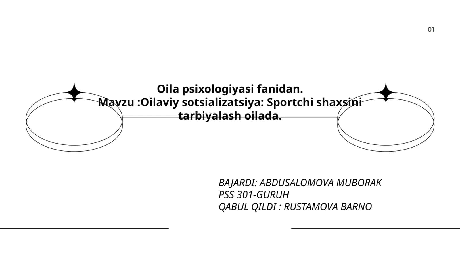 Sportchi shaxsini tarbiyalash oilada 1