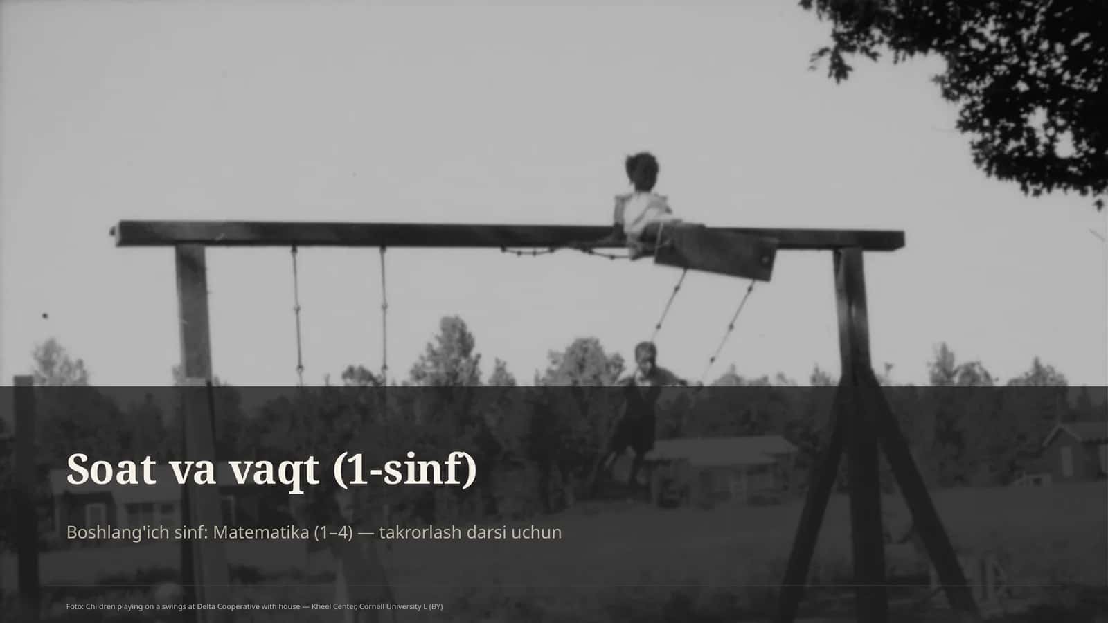 Soat va vaqt (1-sinf) 1