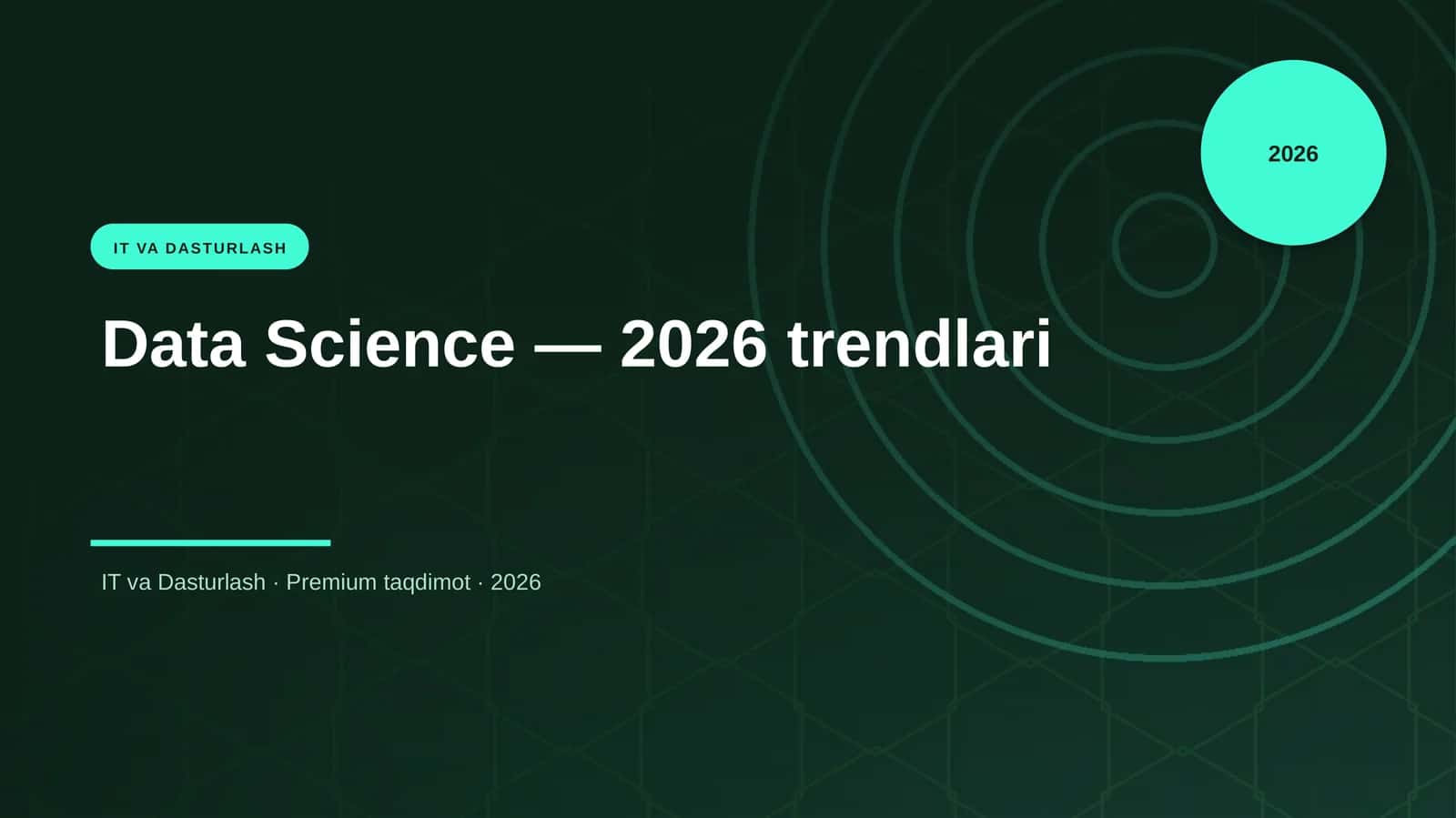 Data Science — 2026 trendlari 1