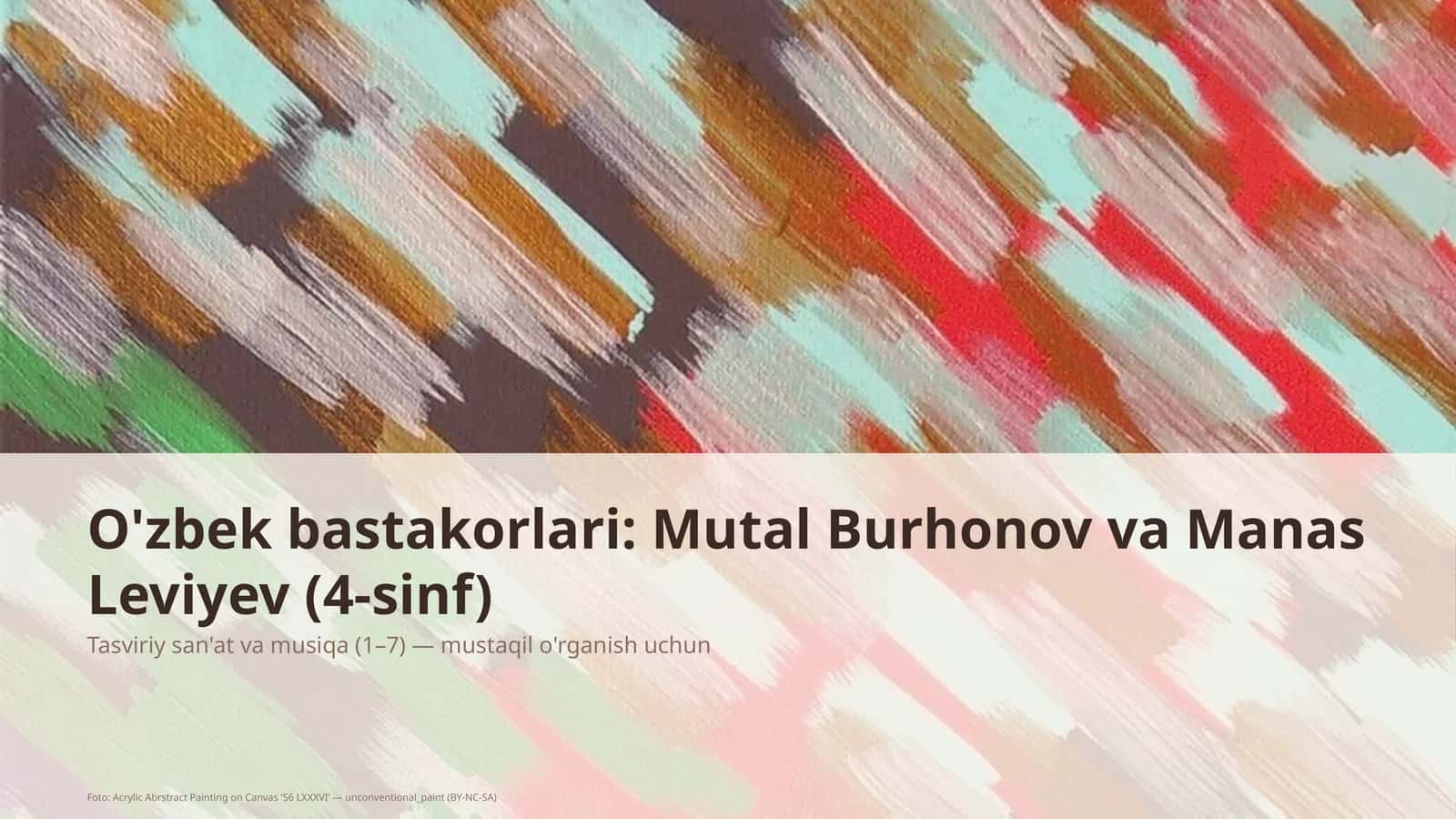 Tasviriy san'at va musiqa (1–7) 1