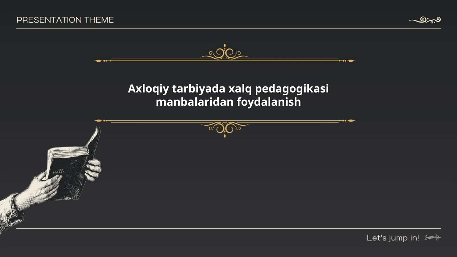 Axloqiy tarbiyada xalq pedagogikasi manbalaridan foydalanish 1