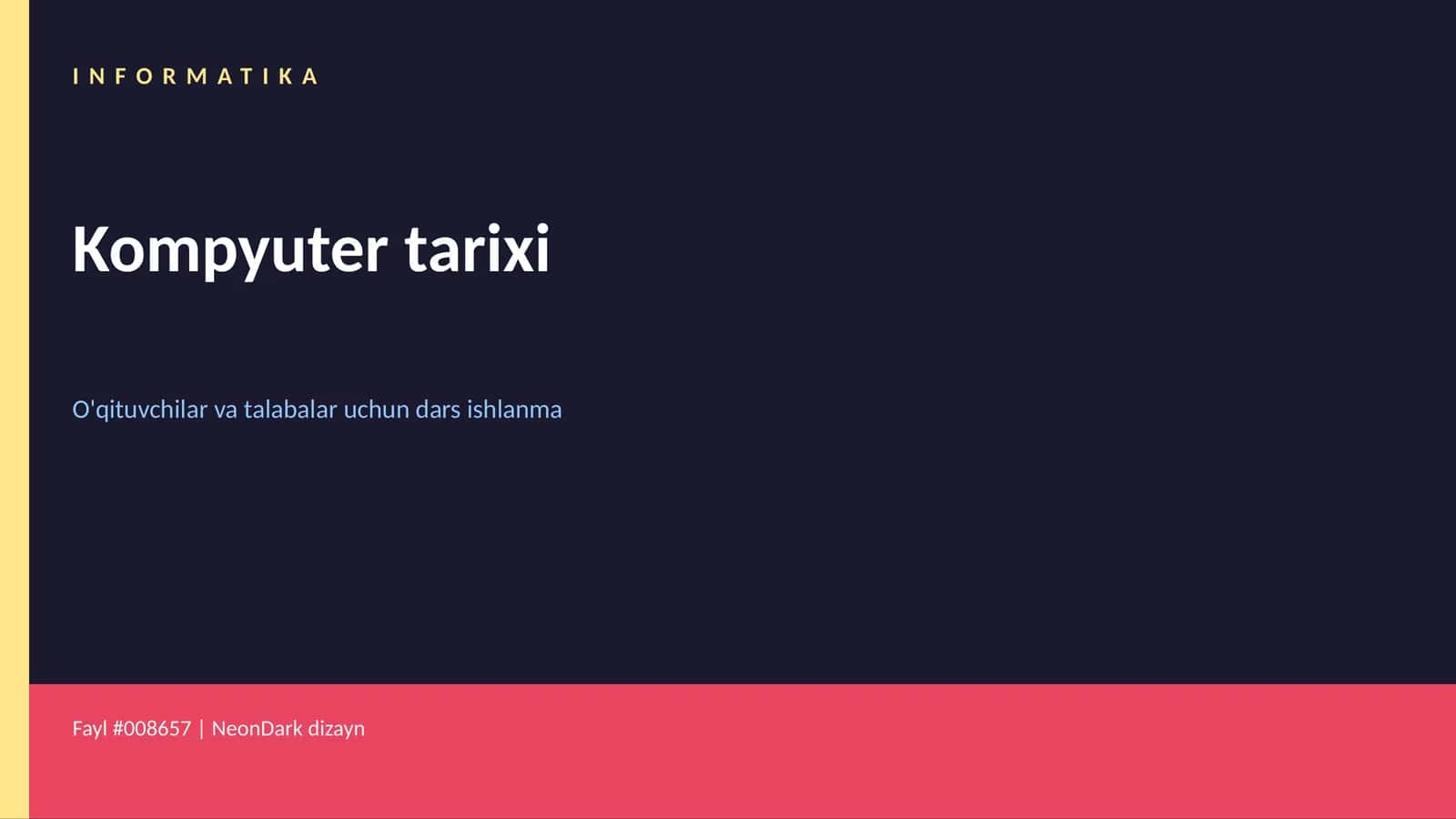 INFORMATIKA 1