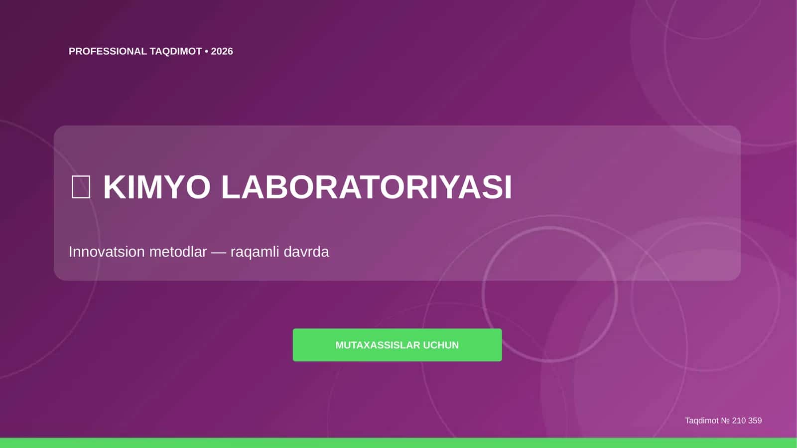 KIMYO LABORATORIYASI 1