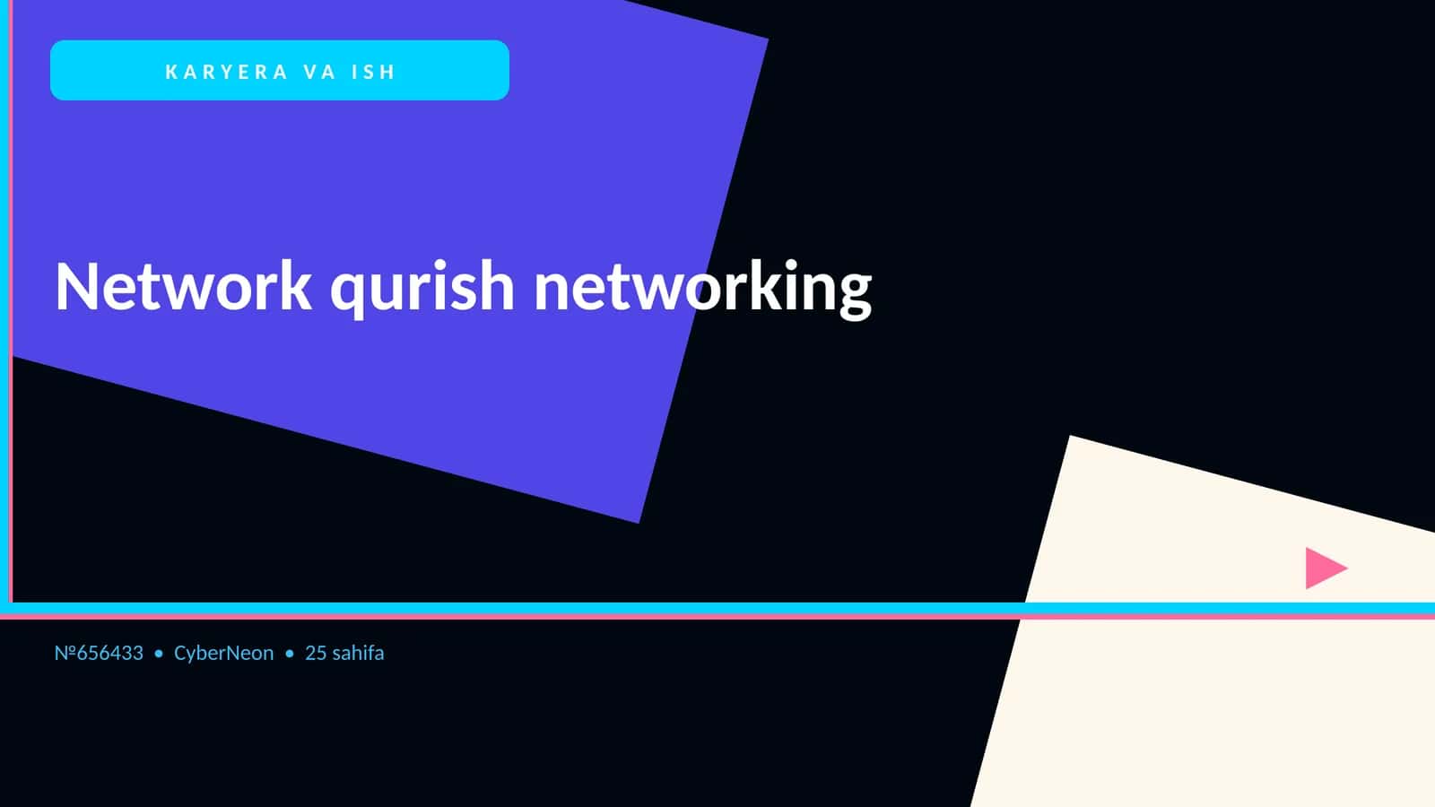 Network qurish networking 1