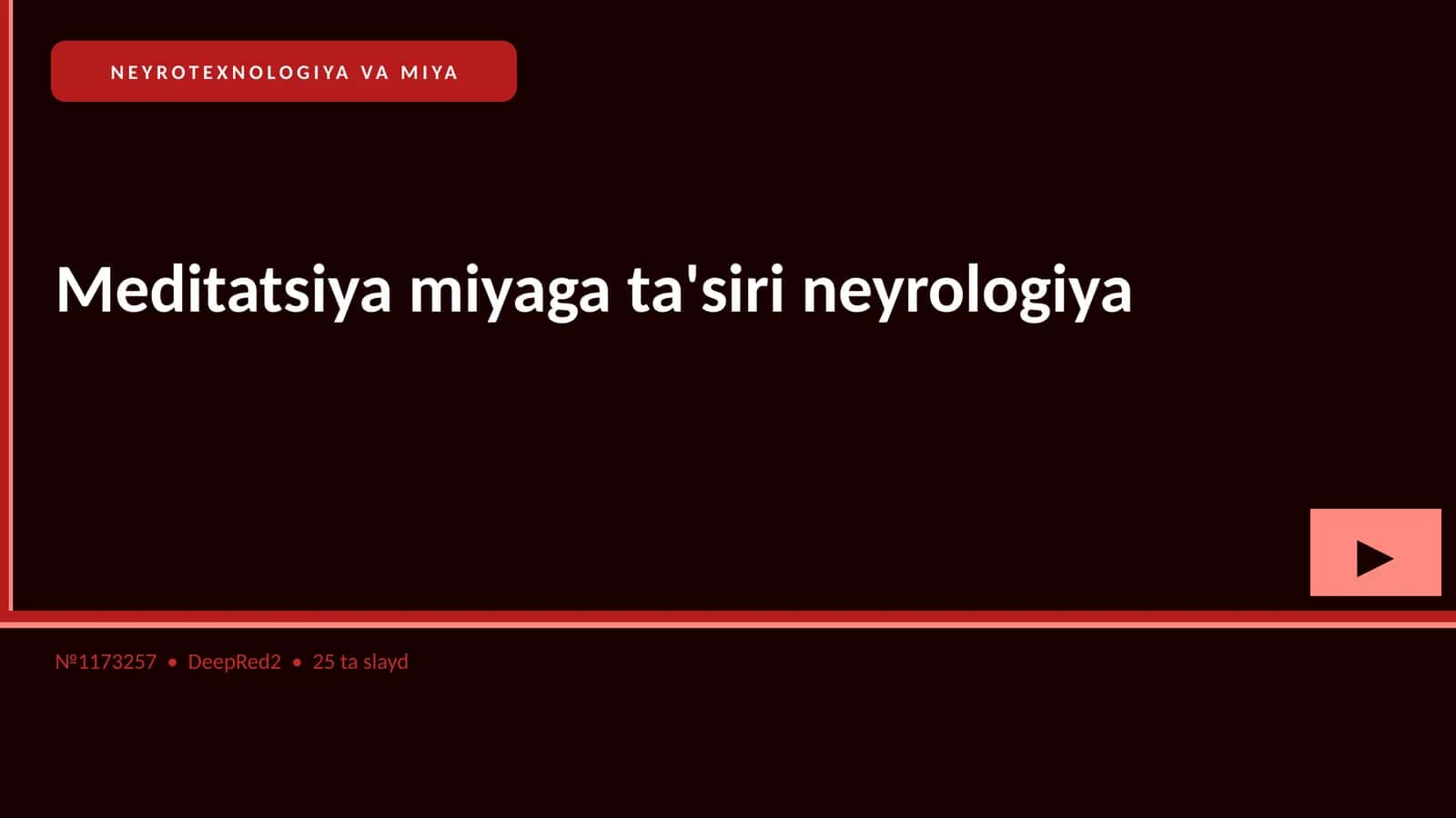 NEYROTEXNOLOGIYA VA MIYA 1