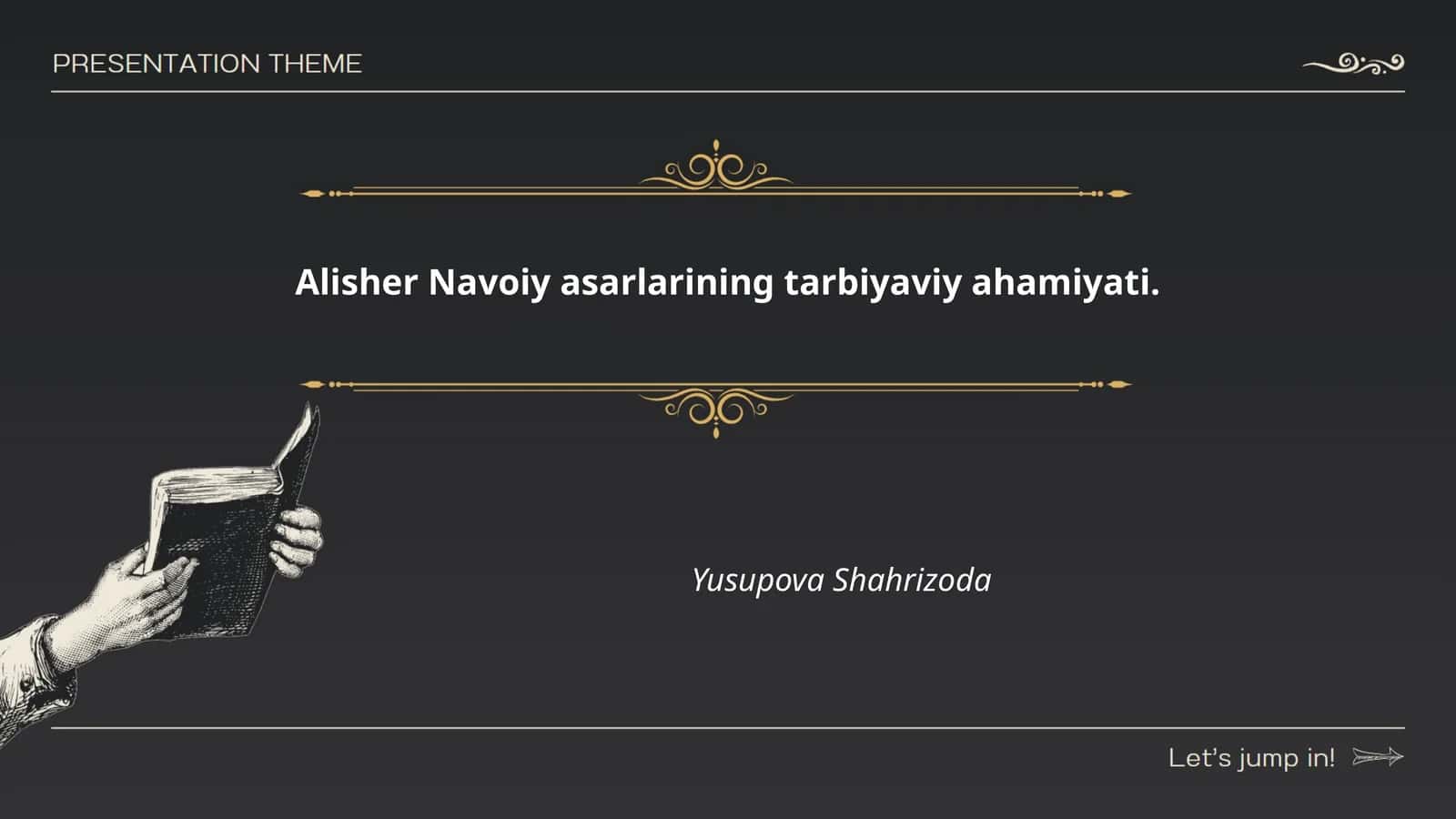Alisher Navoiy asarlarining tarbiyaviy ahamiyati 1