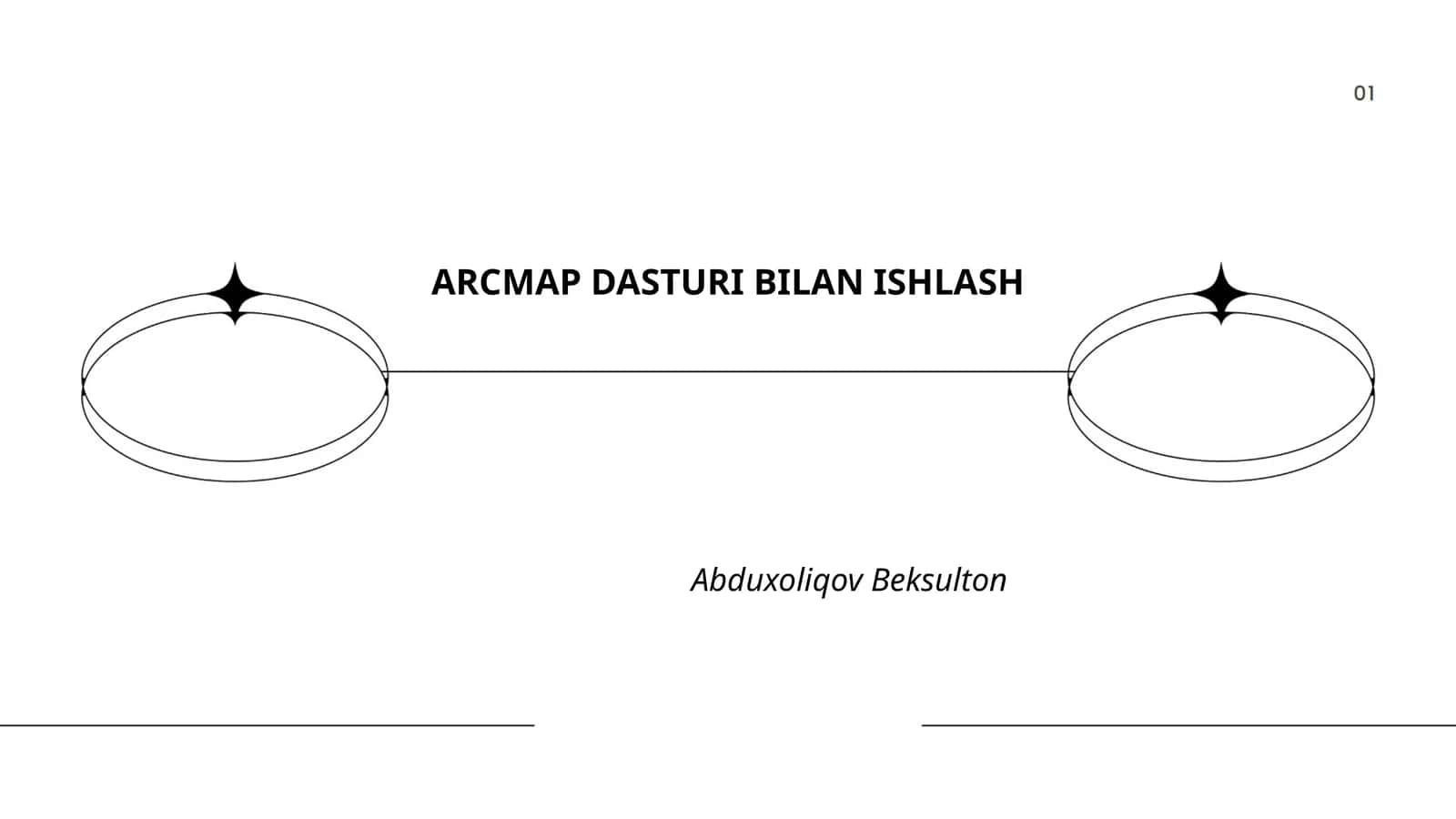ArcMap Dasturi Bilan Ishlash 1
