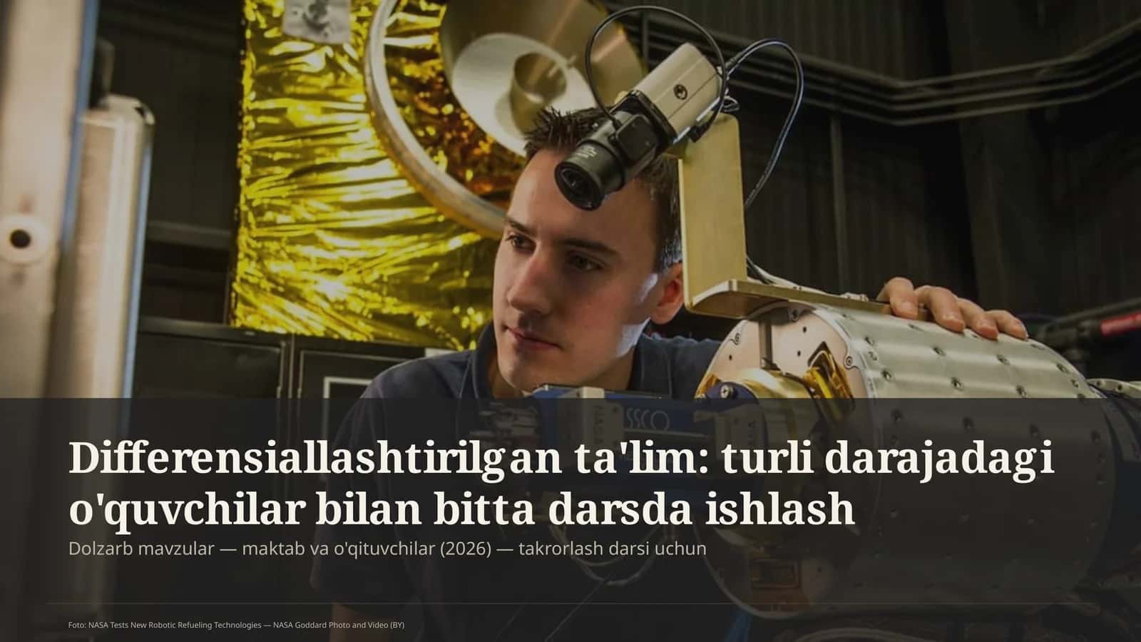 Dolzarb mavzular — maktab va o'qituvchilar (2026) — takrorlash darsi uchun 1