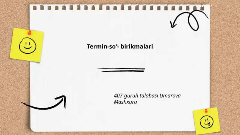 Termin-so'- birikmalari 1
