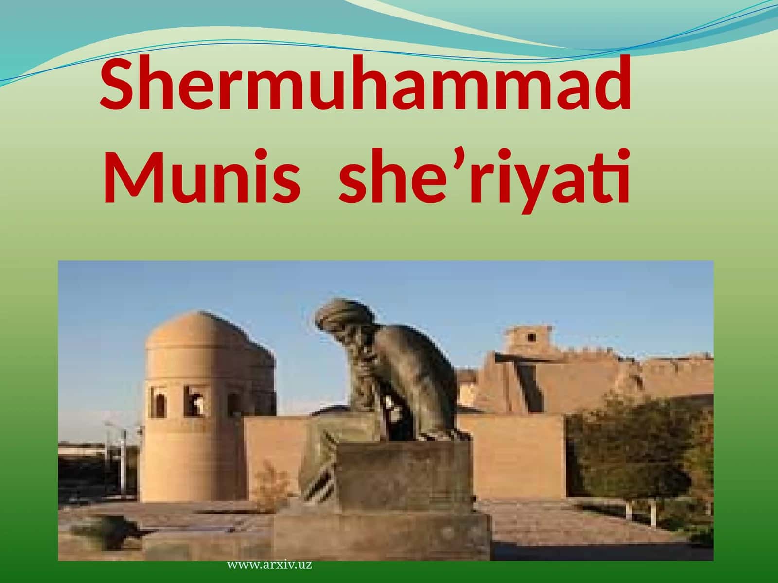 Shermuhammad Munis 1