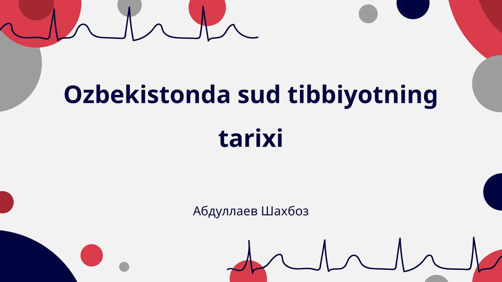 Ozbekistonda sud tibbiyotning tarixi 1