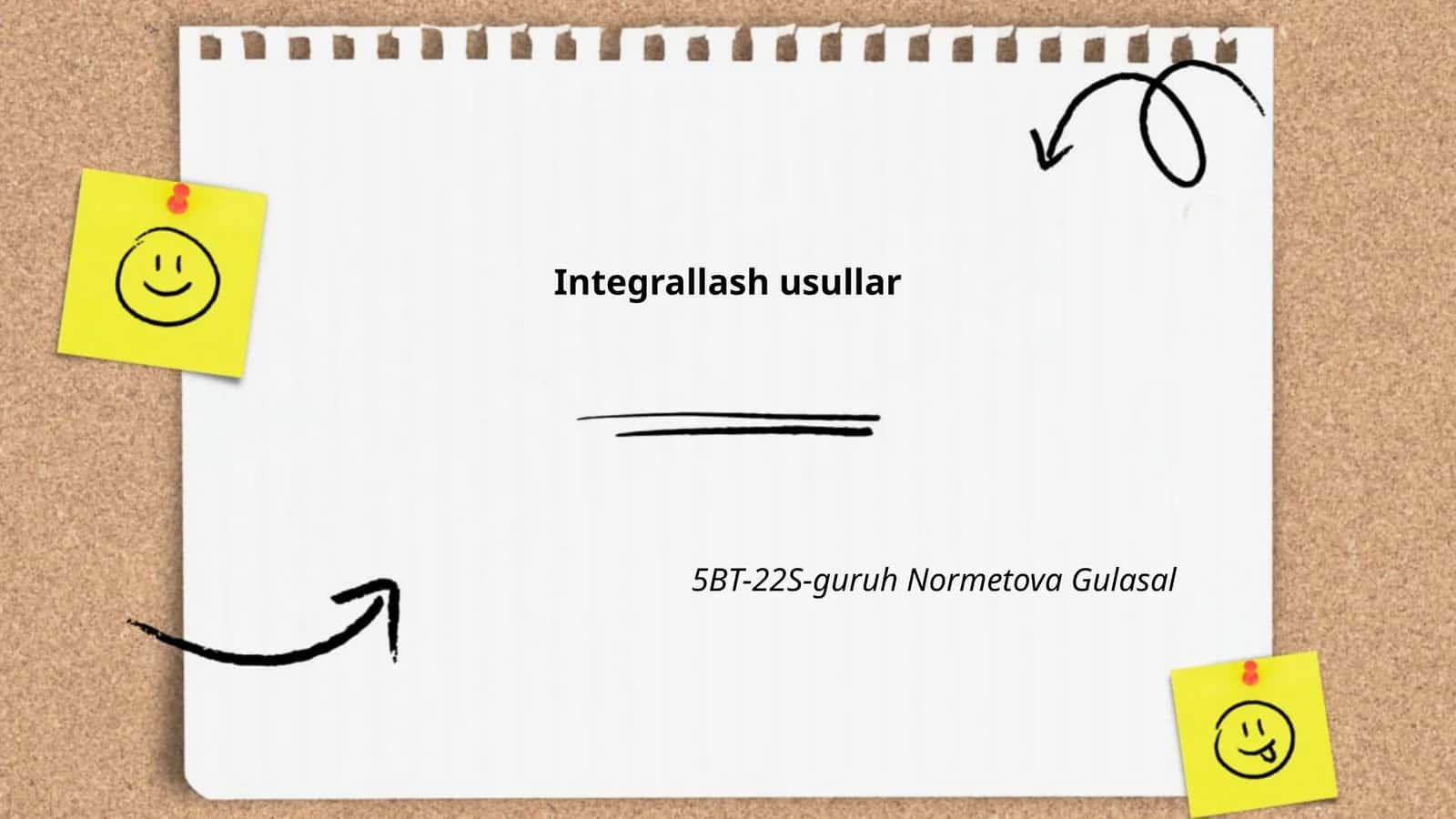 Integrallash usullar 1
