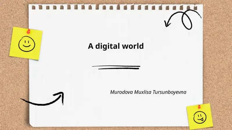 A digital world 1