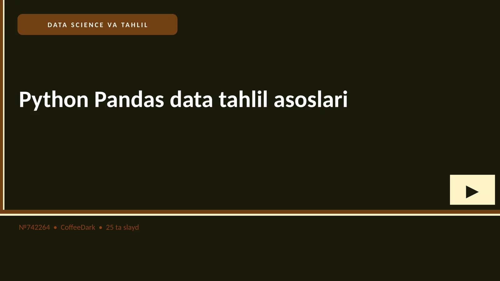 Python Pandas data tahlil asoslari 1