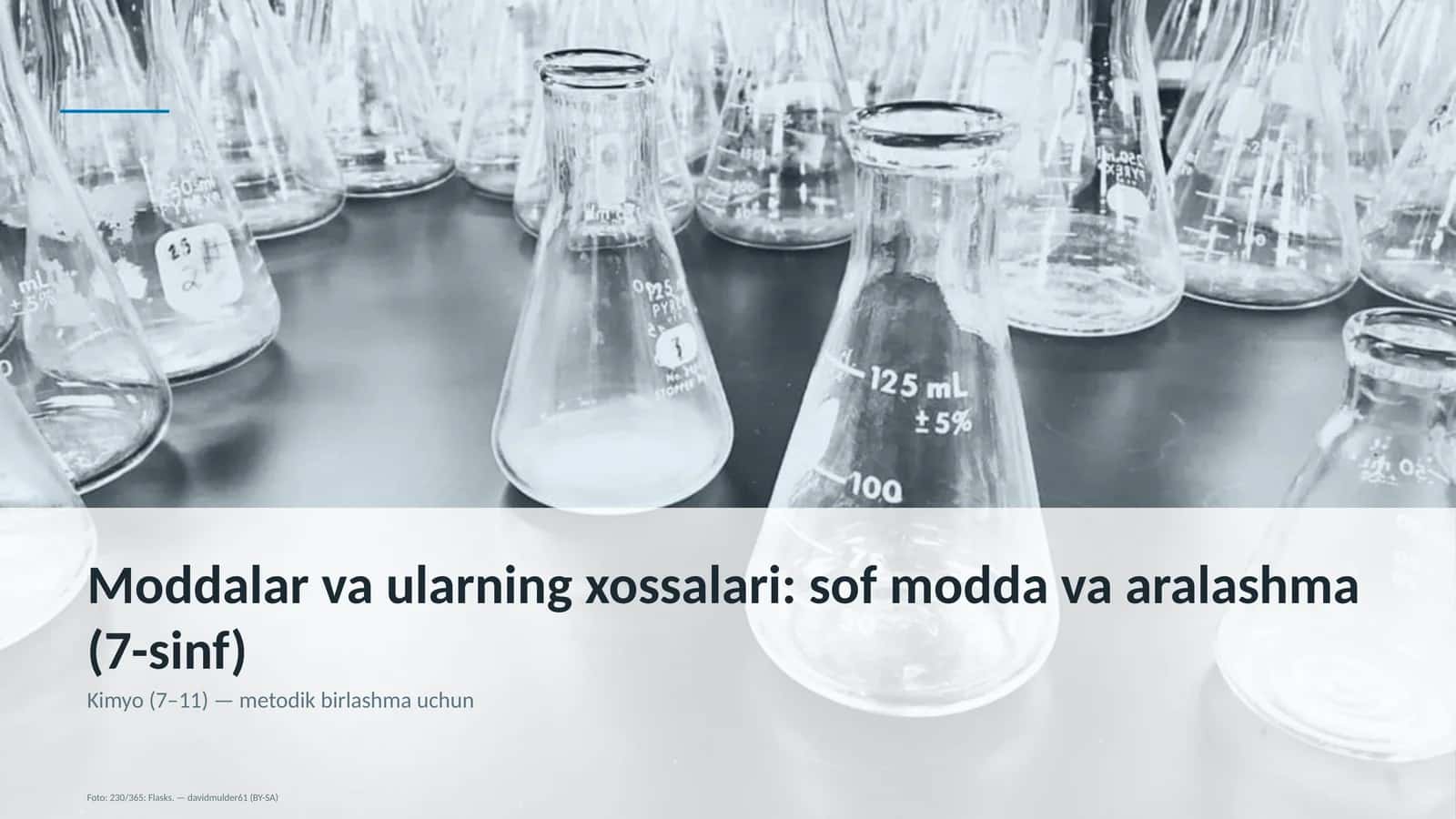 Moddalar va ularning xossalari: sof modda va aralashma (7-sinf) 1