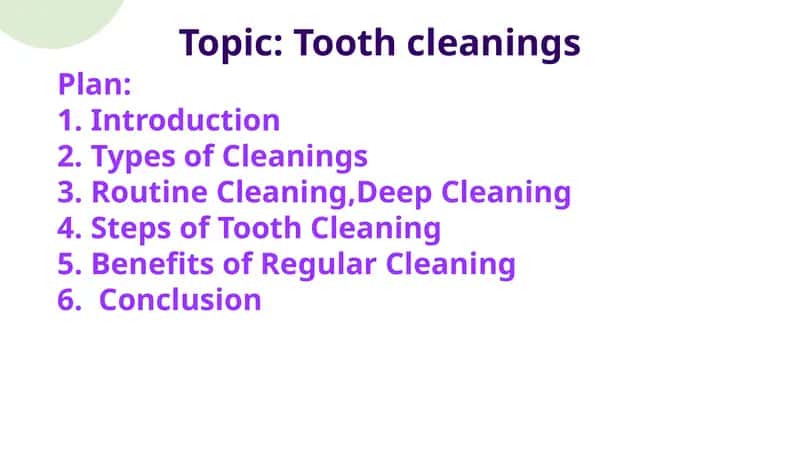 Tooth cleanings 1