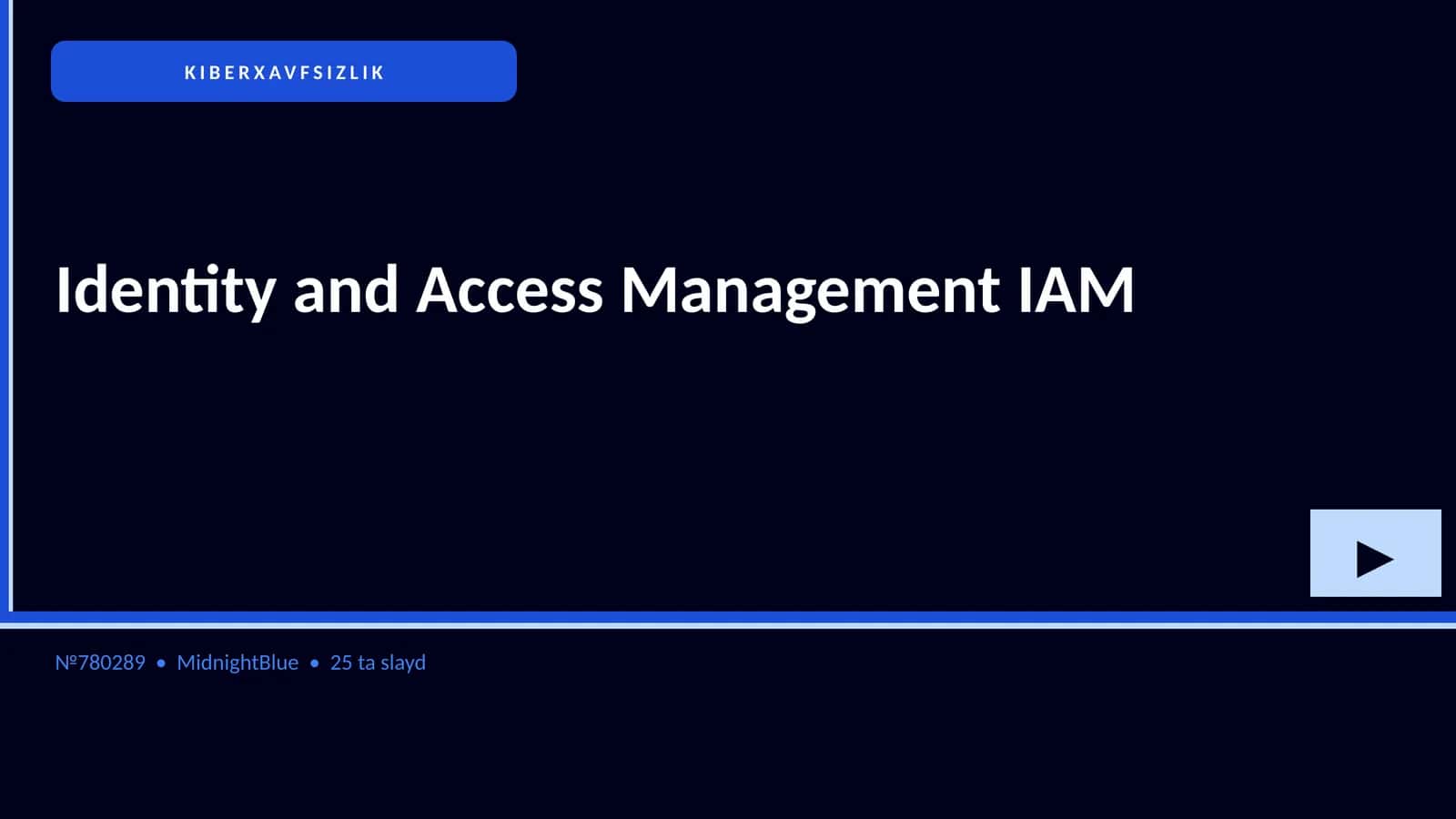 Identity and Access Management IAM 1