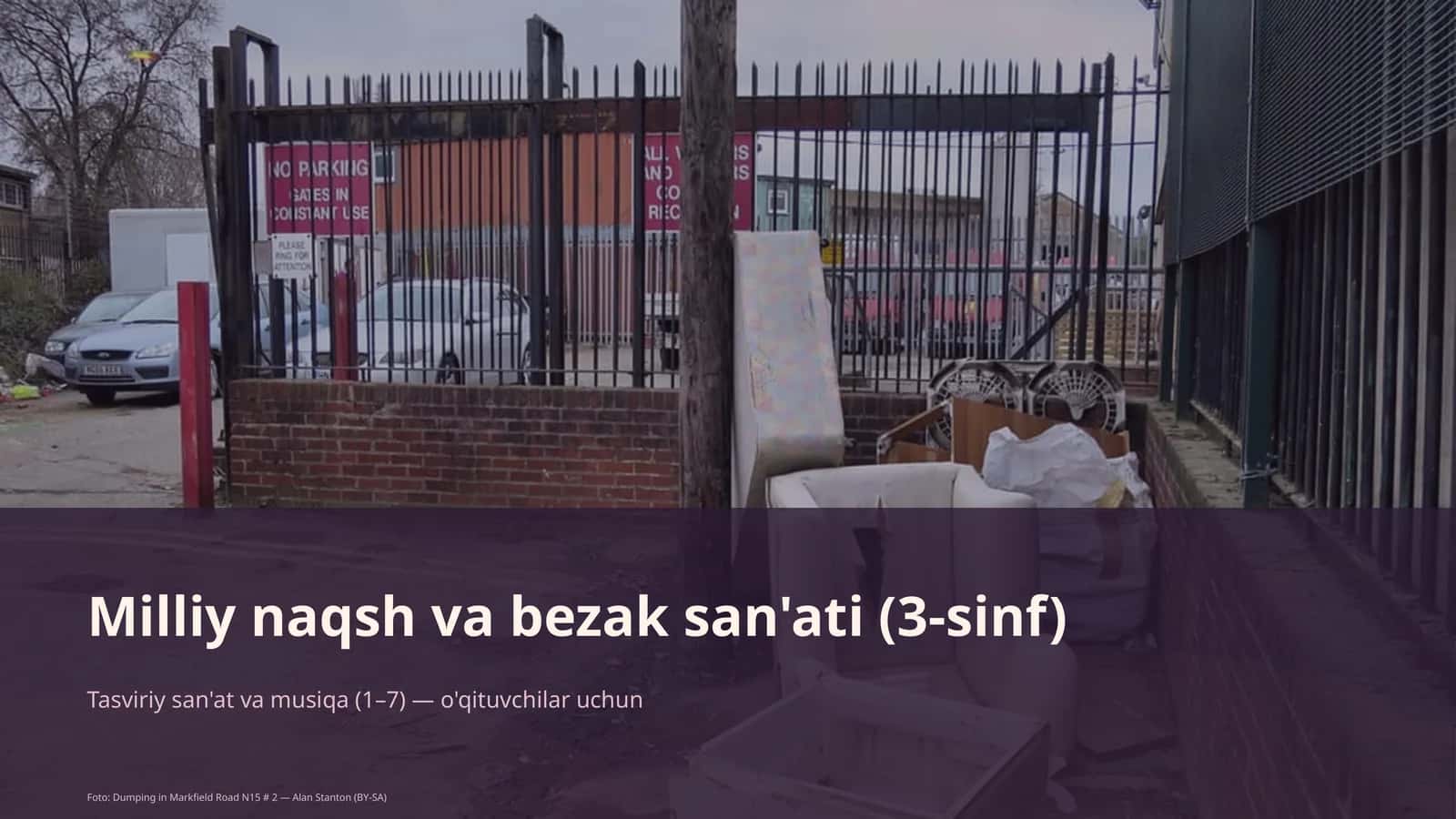 Milliy naqsh va bezak san'ati (3-sinf) 1
