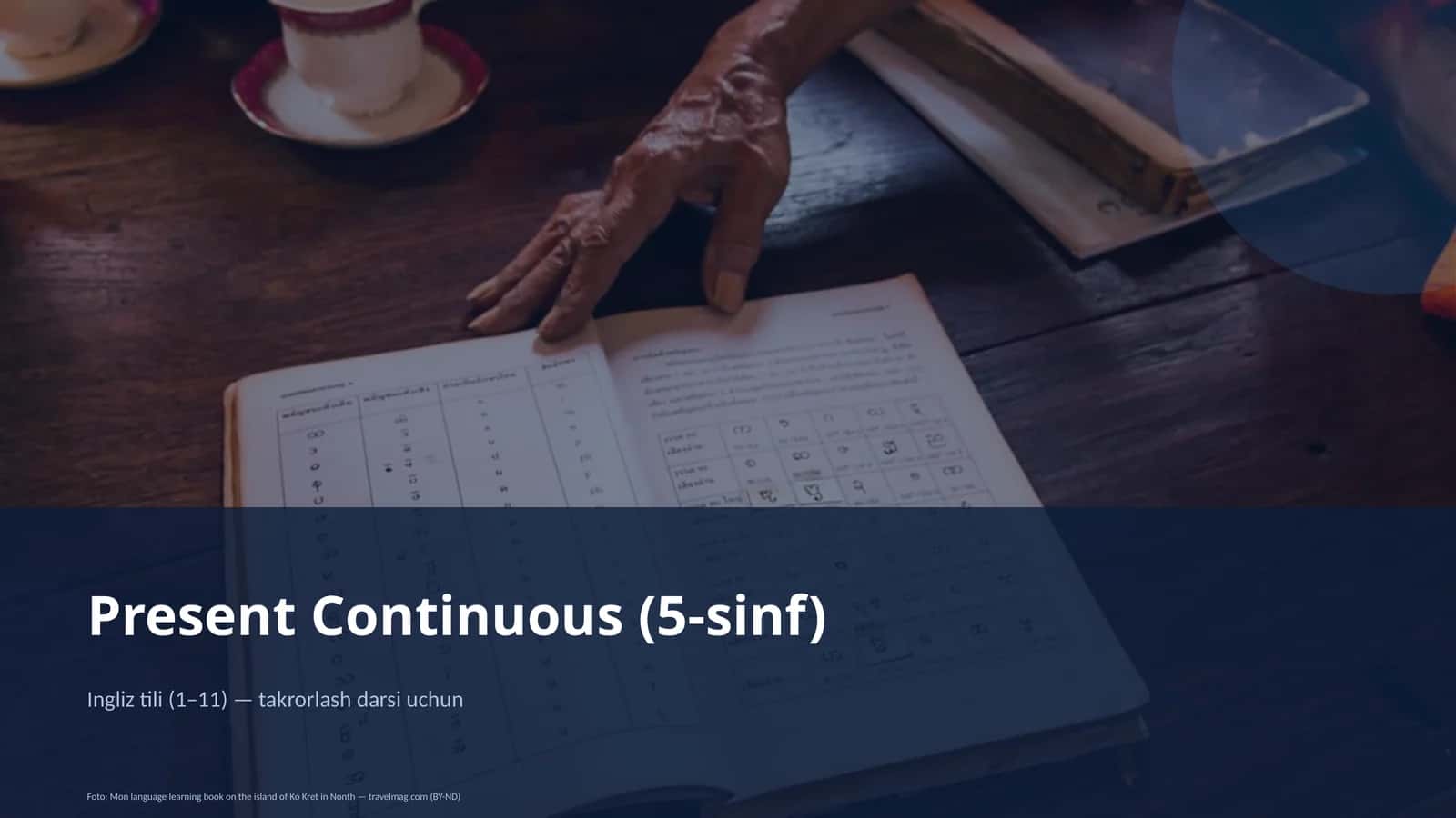 Present Continuous (5-sinf) 1