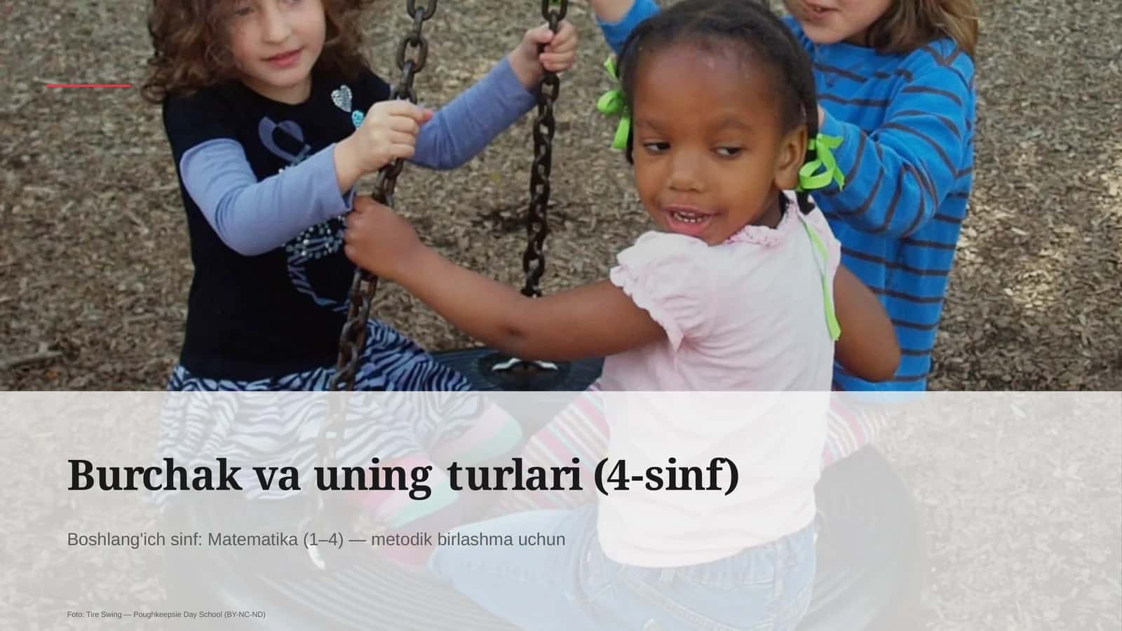 Burchak va uning turlari (4-sinf) 1