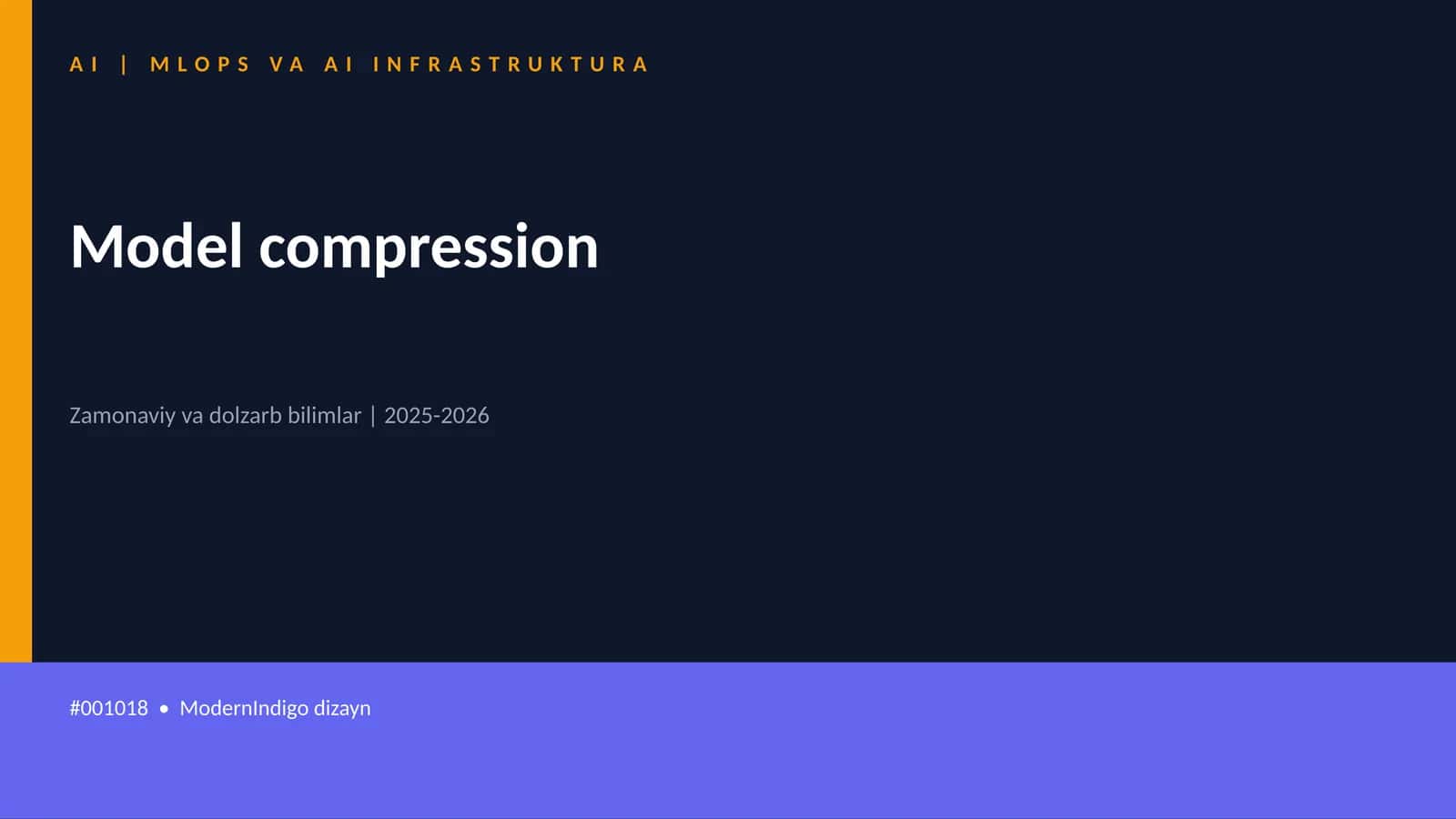 Model compression 1