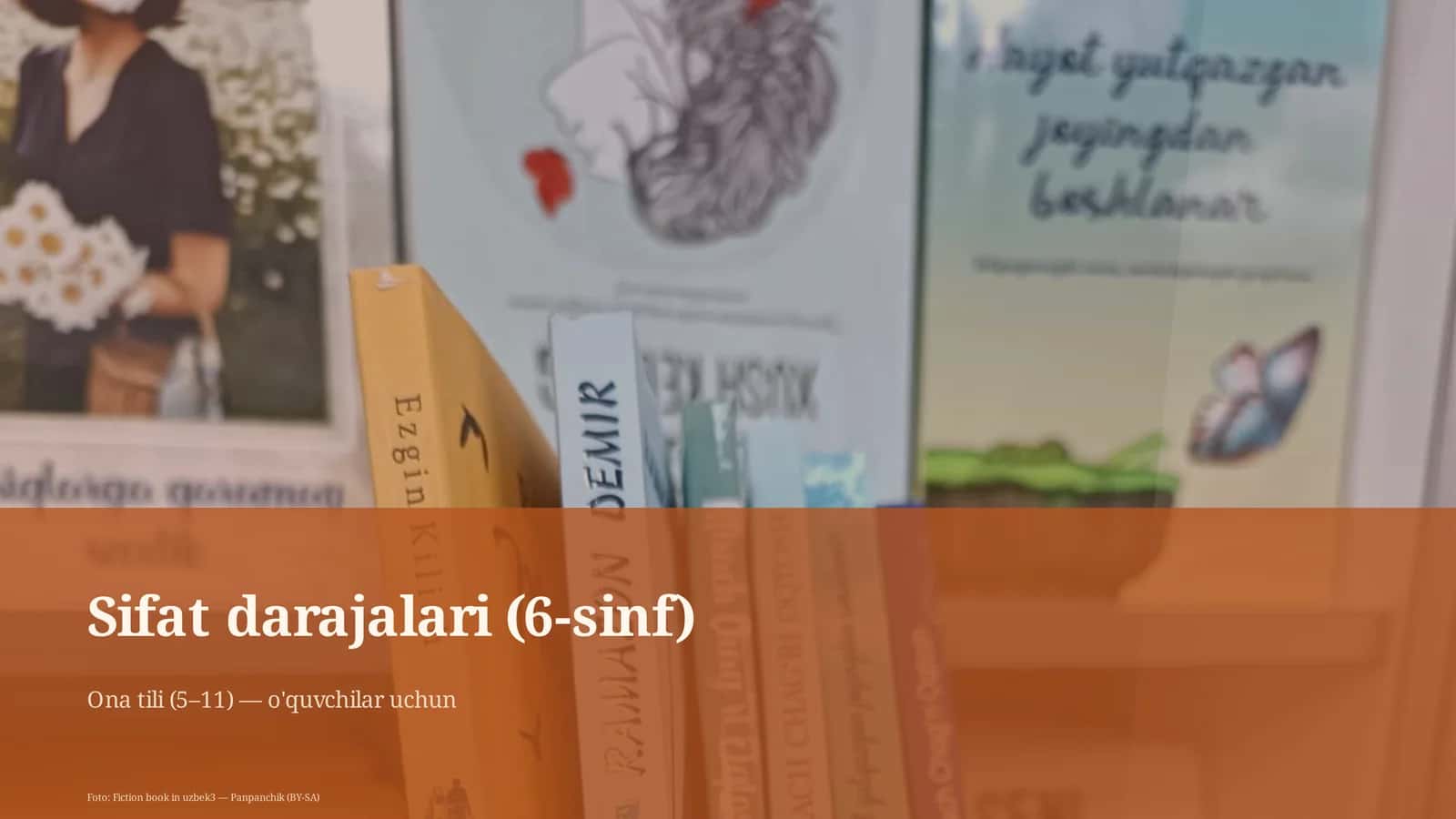 Sifat darajalari (6-sinf) 1