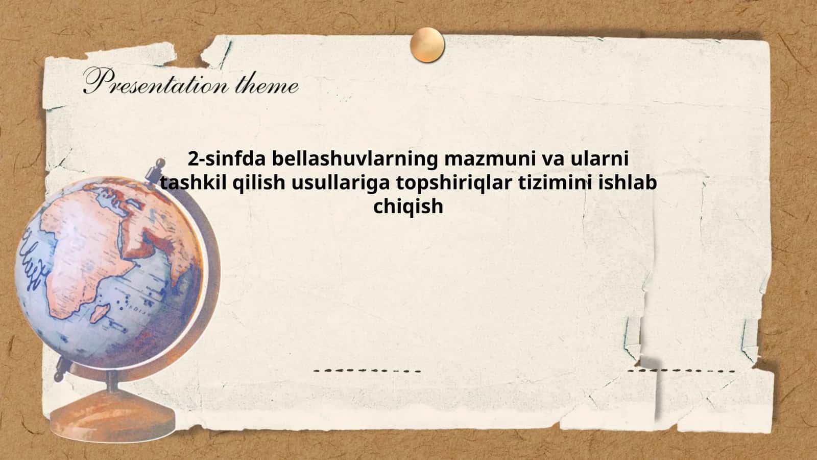 2-sinfda bellashuvlarning mazmuni va ularni tashkil qilish usullariga topshiriqlar tizimini ishlab chiqish 1