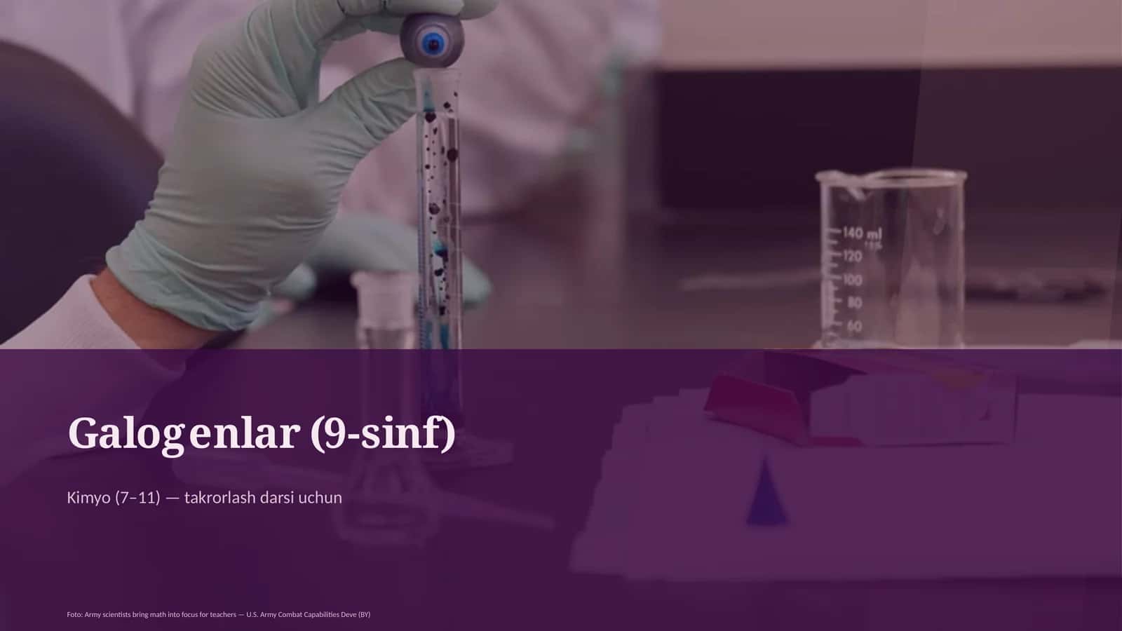 Galogenlar (9-sinf) 1