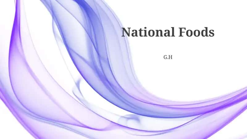 National Foods 1