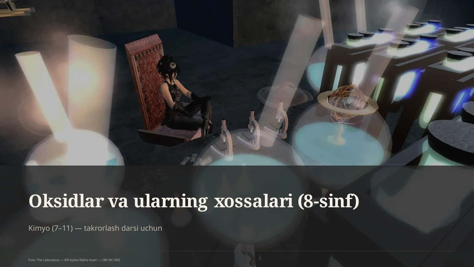 Oksidlar va ularning xossalari (8-sinf) 1