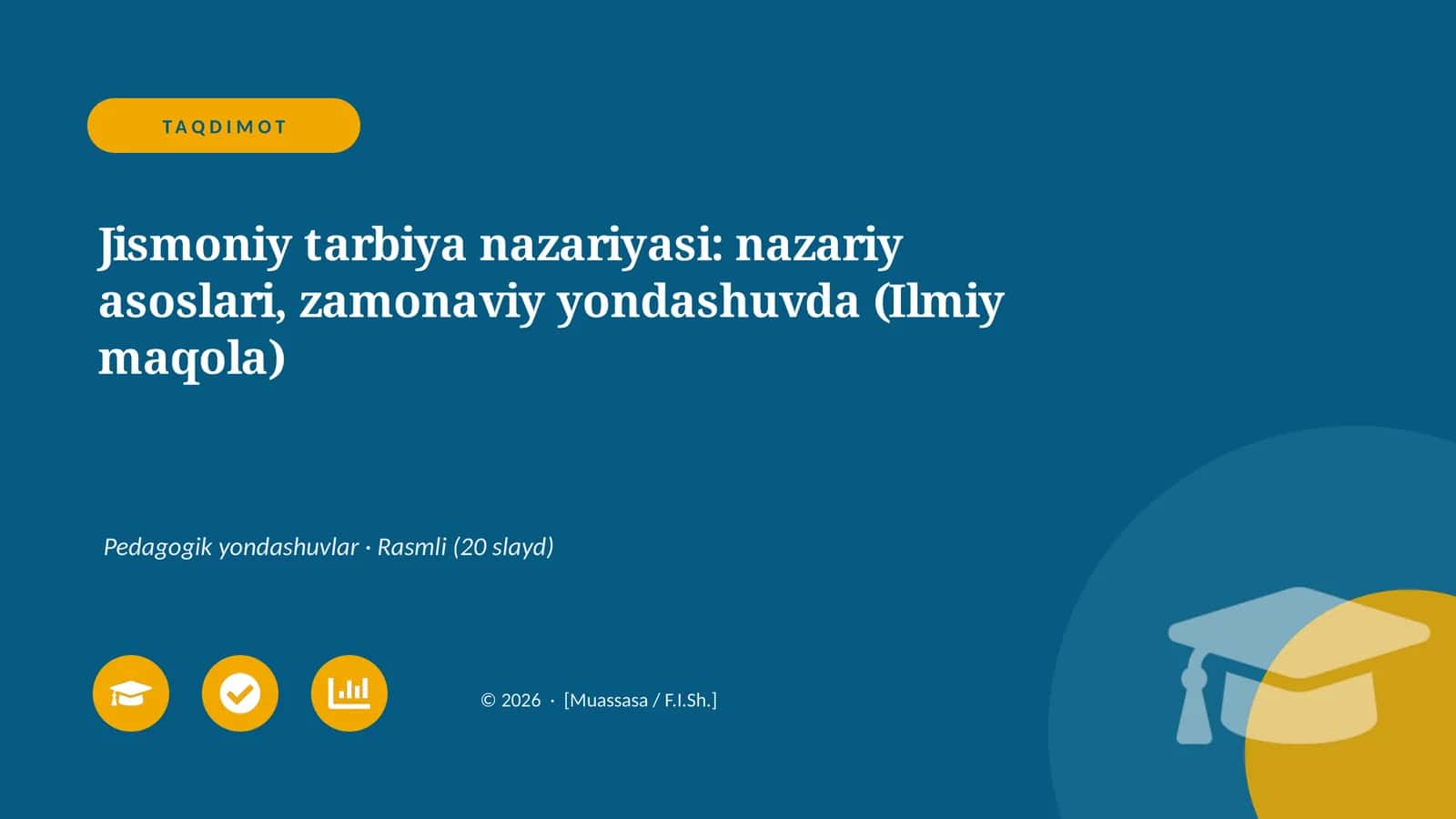 Jismoniy tarbiya nazariyasi: nazariy asoslari, zamonaviy yondashuvda 1