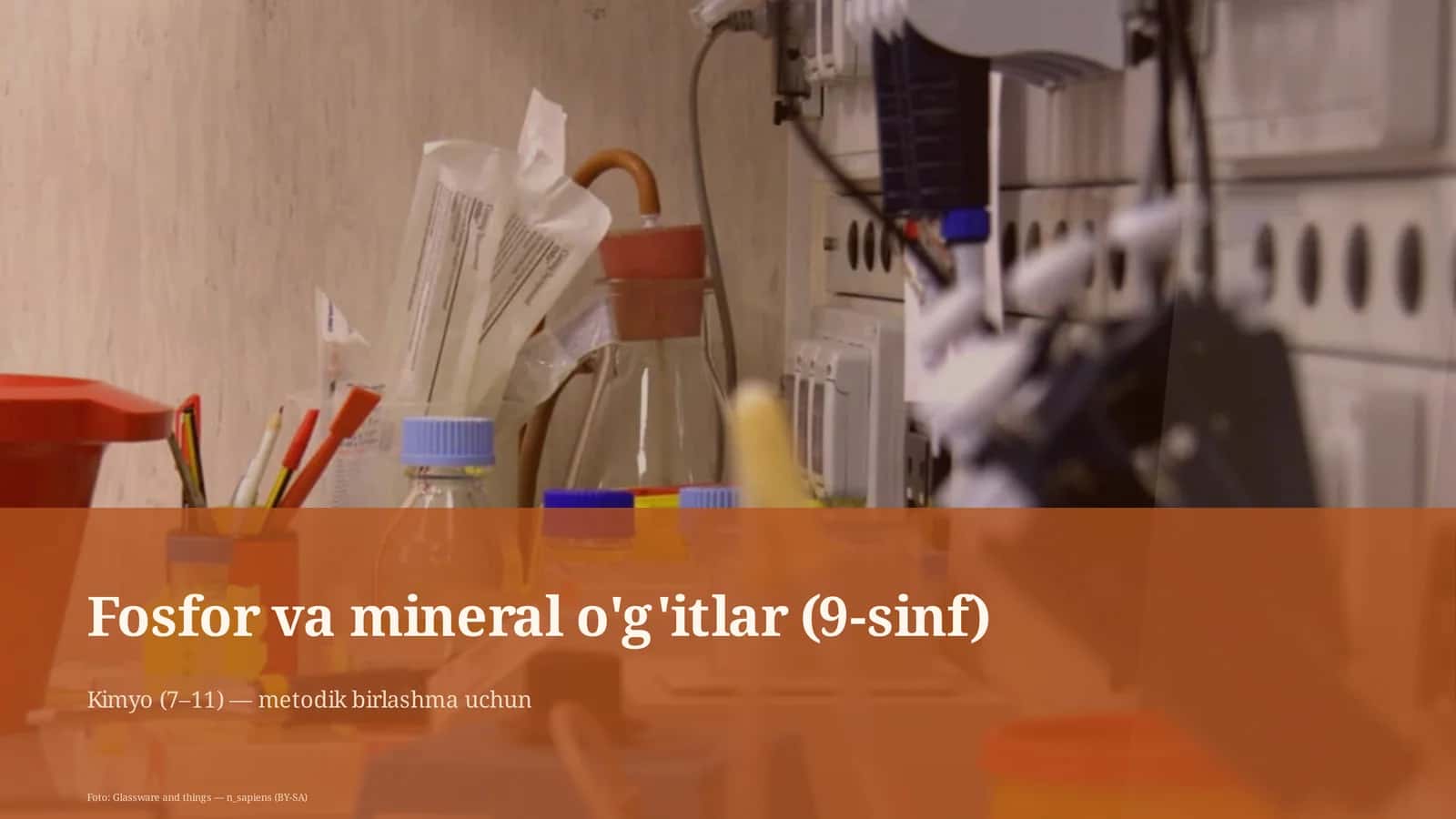 Fosfor va mineral o'g'itlar (9-sinf) 1