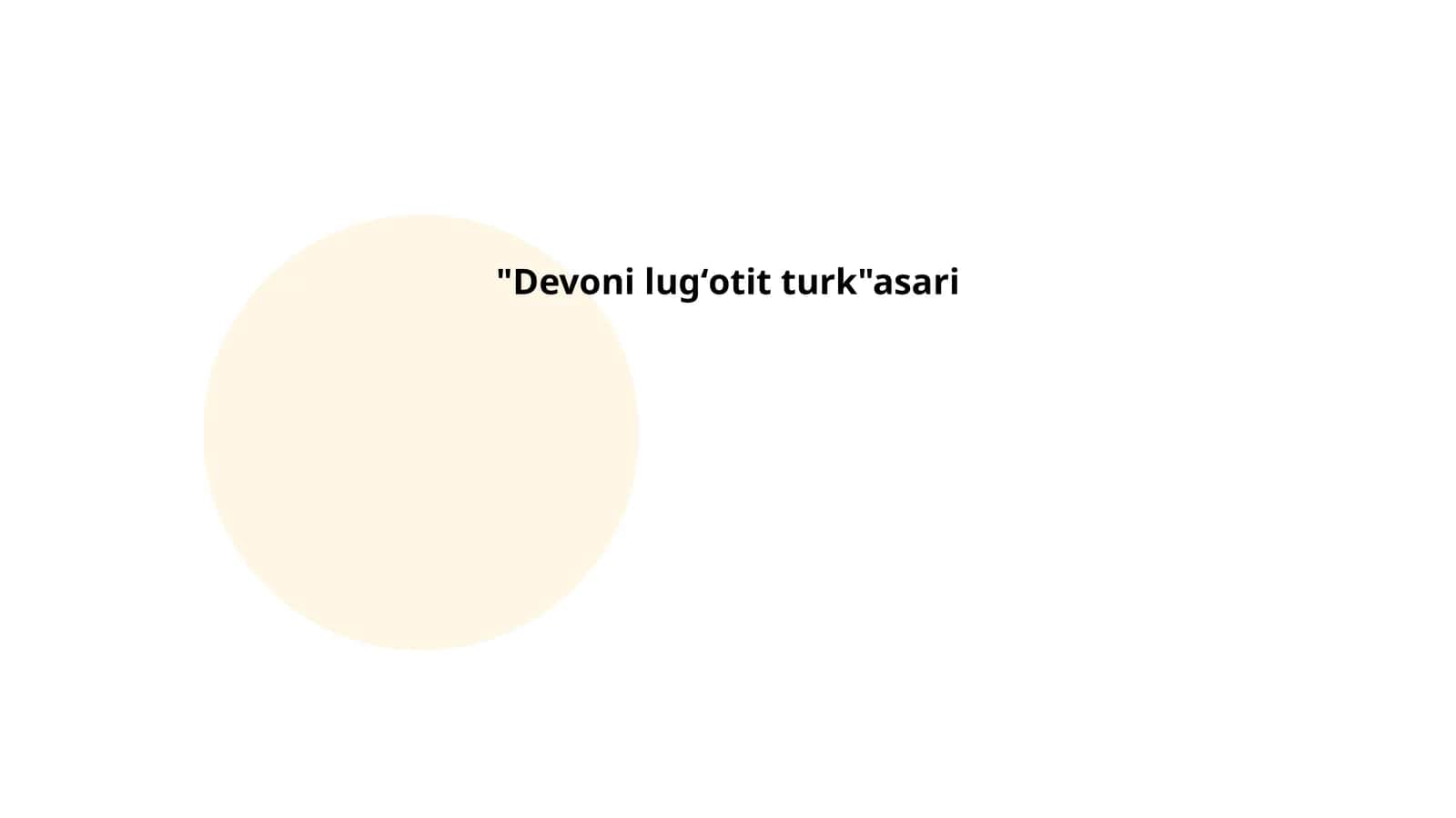 Devoni lugʻotit turk asari 1