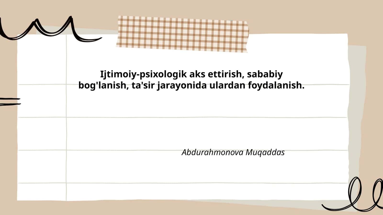 Ijtimoiy-psixologik aks ettirish 1