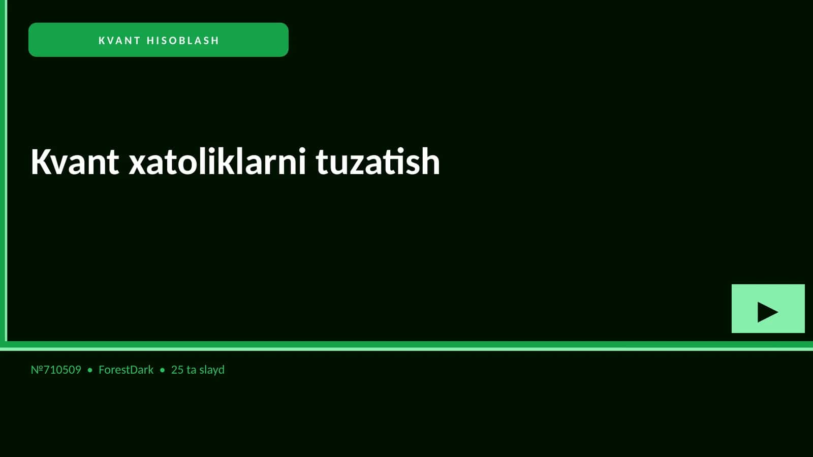 KVANT HISOBLASH 1