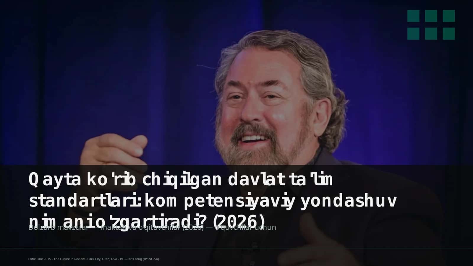 Dolzarb mavzular — maktab va o'qituvchilar (2026) — o'quvchilar uchun 1