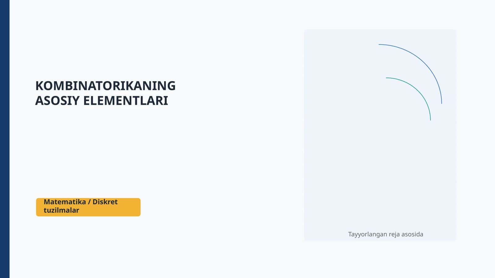 ASOSIY ELEMENTLARI 1