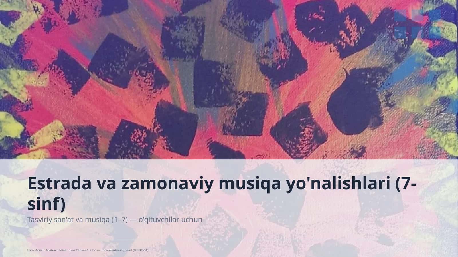 Tasviriy san'at va musiqa (1–7) 1