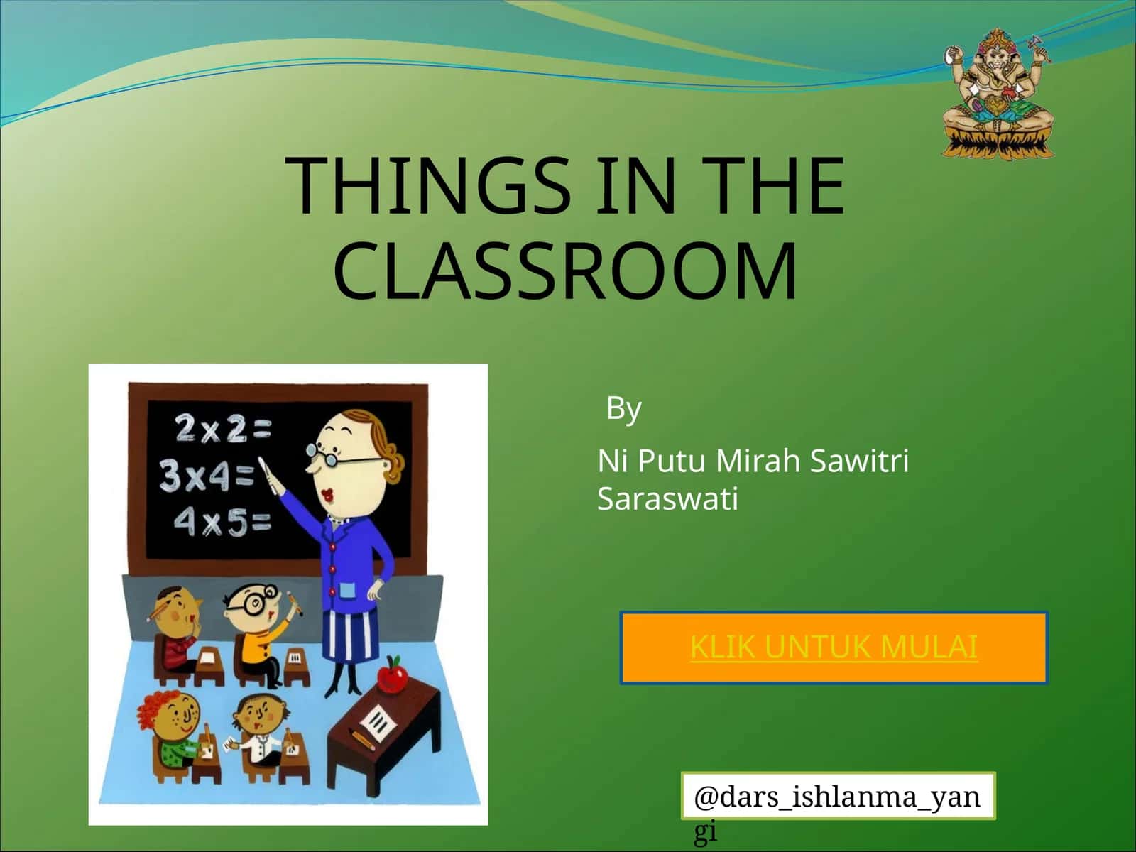 THINGS IN THE CLASSROOM 1