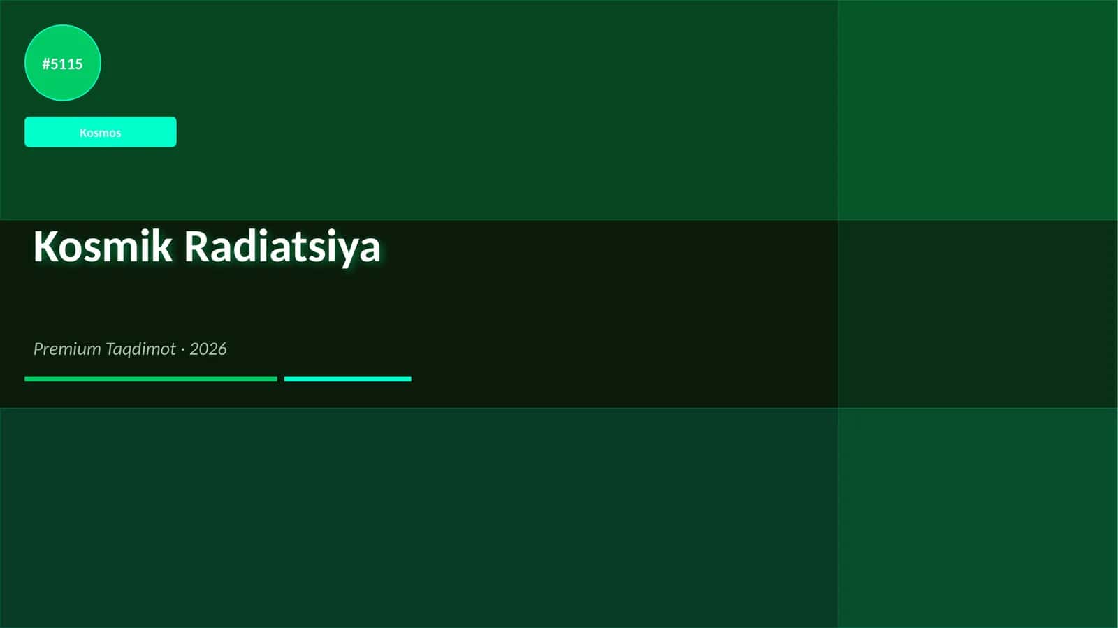 Kosmik Radiatsiya 1