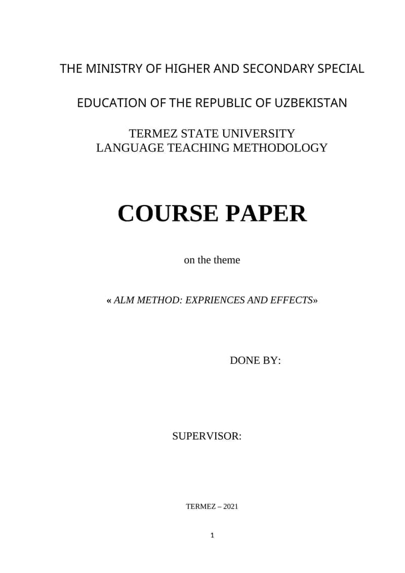LANGUAGE TEACHING METHODOLOGY COURSE PAPER 1