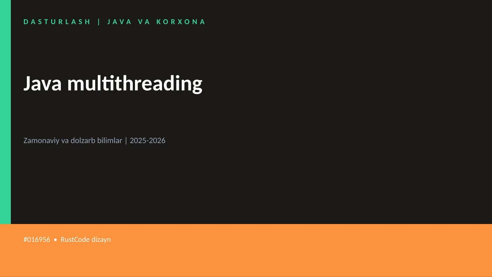 Java multithreading 1