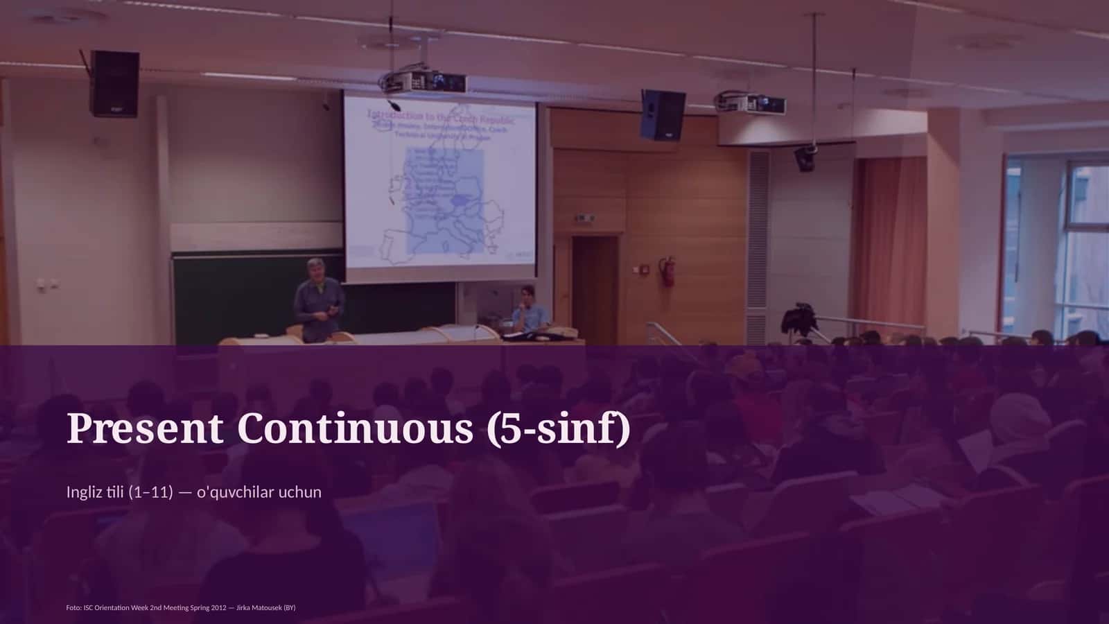 Present Continuous (5-sinf) 1